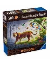 Ξύλινο παζλ Ravensburger 150 κομμάτια - Τίγρης στη ζούγκλα -1