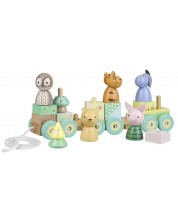 Ξύλινο τρένο έλξης Orange Tree Toys - Γουίνι το Αρκουδάκι -1