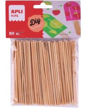 Ξύλινα mini sticks  Apli Kids - 100 mm,80 τεμάχια