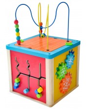 Ξύλινο παιχνίδι   Acool Toy -Πολυλειτουργικός κύβος -1