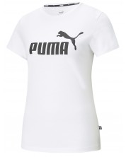 Γυναικείο μπλουζάκι Puma - Essentials Logo Tee , λευκό