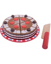 Ξύλινο παιχνίδι Bigjigs - Σοκολατένιο κέικ
