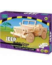 Ξύλινο τρισδιάστατο παζλ Colorino - Jeep