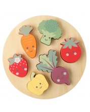 Ξύλινος διαλογέας Orange Tree Toys - Χαρούμενα λαχανικά