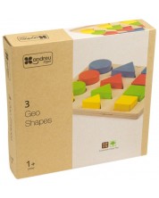 Ξύλινο εκπαιδευτικό παιχνίδι Andreu toys - Σχήματα, μεγέθη και χρώματα