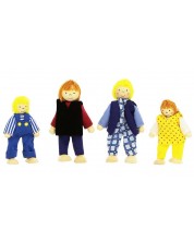 Ξύλινες εύκαμπτες κούκλες Goki - Νέα οικογένεια