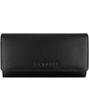 Γυναικείο δερμάτινο πορτοφόλι Bugatti Bella - RFID Προστασία , μαύρο