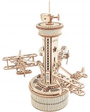 Ξύλινο 3D παζλ Robo Time 255 κομμάτια - Πύργος ελέγχου αέρα -1