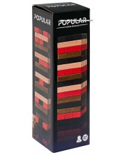 Ξύλινο παιχνίδι για ισορροπία Popular  - Jenga με ζάρια -1