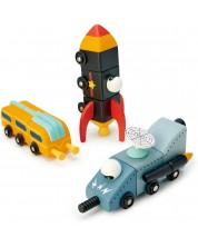 Ξύλινο σετ παιχνιδιού Tender Leaf Toys -Αγώνας στο διαστημα -1
