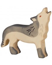 Ξύλινη φιγούρα Holztiger - Ουρλιαχτός λύκος