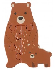 Ξύλινο παζλ Orange Tree Toys - Αρκούδες