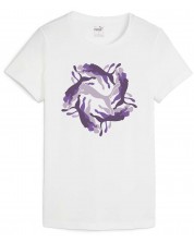 Γυναικείο μπλουζάκι Puma - ESS+ Graphic , λευκό -1