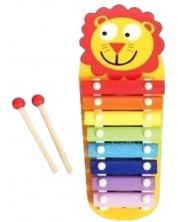 Ξύλινο μουσικό όργανο Acool Toy - Ξυλόφωνο με λιοντάρι -1