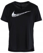 Γυναικείο κοντομάνικο μπλουζάκι Nike - Swoosh, μαύρο