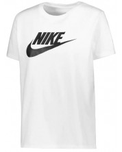 Γυναικείο κοντομάνικο μπλουζάκι  Nike - Essential Icon Futura, λευκό