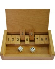 Ξύλινο παιχνίδι αριθμητικής Goki - Κλείσε το κουτί -1