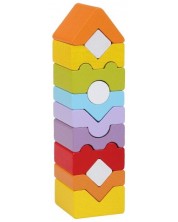 Ξύλινος πύργος ισορροπίας Cubika, 12 κομμάτια