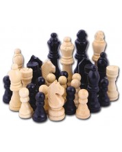 Ξύλινα πιόνια σκακιού - μικρά