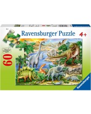 Παιδικό παζλ Ravensburger 60 κομμάτια - Προϊστορική ζωή -1