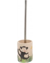 Παιδική βούρτσα τουαλέτας Inter Ceramic - Monkey, 9.8 x 38.5 cm -1