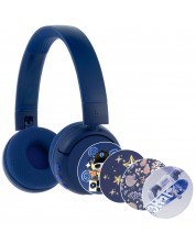 Παιδικά ακουστικά BuddyPhones - POP Fun, ασύρματα, μπλε -1