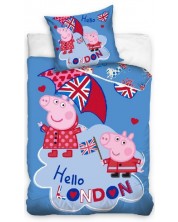 Παιδικό σετ ύπνου  Sonne  - Peppa Pig London, 2 τεμαχίων  -1