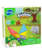 Παιδικό smart παιχνίδι Hola toys Educational - Μαγνητικό τανγκράμ, Ζώα -1