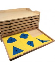 Παιδικό παιχνίδι Smart Baby - Montessori γεωμετρικό ντουλάπι -1
