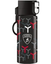 Παιδικό μπουκάλι Ars Una Lamborghini - 475 ml,μαύρο