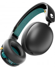 Παιδικά ακουστικά Skullcandy - Grom Wireless, ασύρματα  , μαύρο/πράσινο -1