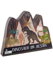 Παιδικό παζλ Floss and Rock - Δεινόσαυροι, 80 κομμάτια -1