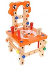 Παιδικό παιχνίδι Kruzzel - Καρέκλα για συναρμολόγηση, 54 τεμάχια
