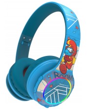 Παιδικά ακουστικά PowerLocus - PLED Smurf, ασύρματα , μπλε