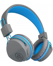 Παιδικά ακουστικά JLab - JBuddies Studio, ασύρματα,γκρι/μπλε -1
