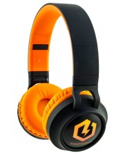 Παιδικά ακουστικά PowerLocus - Buddy, ασύρματα, κόκκινα/πορτοκαλί