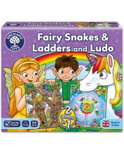 Παιδικό παιχνίδι Orchard Toys - Fairy snakes and stairs -1
