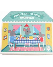 Παιδικό παζλ Rex London - Ποντίκι σε σπίτι 2, 24 κομμάτια -1