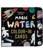Παιδικές κάρτες ζωγραφικής Floss and Rock Magic Water - Διάστημα -1