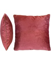 Διακοσμητικό μαξιλάρι Aglika - Lux, 45 х 45 cm, βελουτέ, κόκκινο
