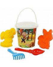 Παιδικό σετ παραλίας Polesie Toys, 5 τεμάχια, ποικιλία