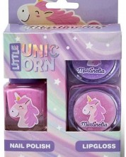 Παιδικό σετ καλλυντικών Martinelia - Little Unicorn, 3 τεμάχια -1