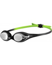 Παιδικά γυαλιά κολύμβησης Arena - Spider JR Mirror, μαύρο-πράσινο -1
