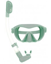 Παιδική μάσκα κατάδυσης με αναπνευστήρα Zizito, πράσινο -1