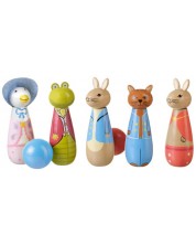 Ξύλινο μπόουλινγκ Orange Tree Toys Peter Rabbit