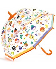 Παιδική ομπρέλα Djeco Faces - Αλλαγή χρωμάτων