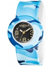 Παιδικό ρολόι Bill's Watches Mini - Blue Camo
