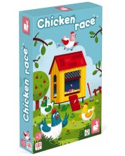 Παιδικό επιτραπέζιο παιχνίδι Janod - Αγώνας κοτόπουλου -1