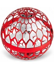 Παιχνίδι Raya Toys - Ιπτάμενη φωτιζόμενη μπάλα, κόκκινο -1