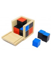 Παιδικό παιχνίδι Smart Baby - Μοντεσσόρι διωνυμικός κύβος -1